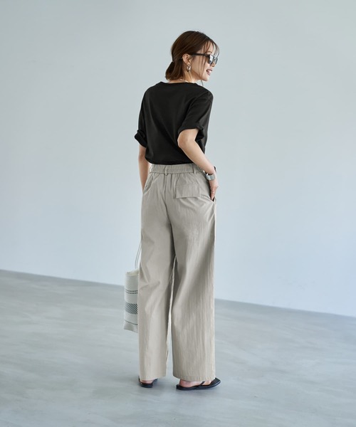 STYLE DELI（スタイルデリ）の「センターハギパッカリングパンツ（その他パンツ・レディース・グレー/カーキ・FREE）」の8枚目の写真