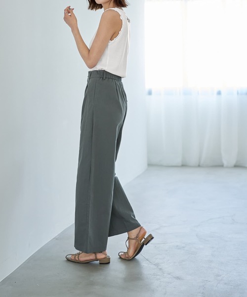 STYLE DELI（スタイルデリ）の「センターハギパッカリングパンツ（その他パンツ・レディース・グレー/カーキ・FREE）」の13枚目の写真