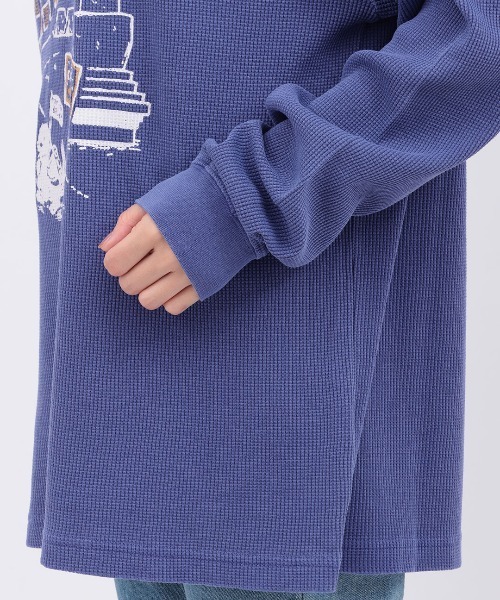チチカカ（チチカカ）の「COBMASTER コブベアファミリーエベレストワッフルロングTシャツ（Tシャツ/カットソー・メンズ・ブラック/ホワイト・FREE）」の15枚目の写真