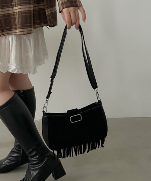 セール】ベルトフリンジショルダーバッグ（ショルダーバッグ）｜CLEA