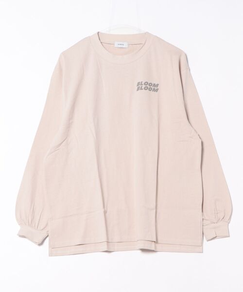 undeny.(アンディニ-)の「アンディニー FLOWERS L/S Tシャツ(Tシャツ/カットソー・レディース・ホワイト/ベージュ系その他/チャコールグレー・F)」の3枚目の写真