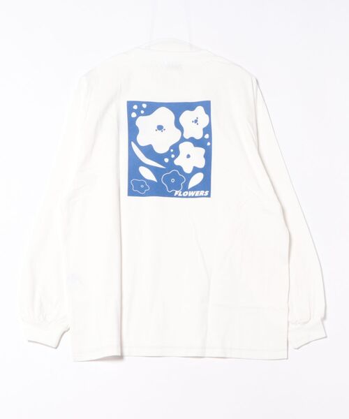 undeny.(アンディニ-)の「アンディニー FLOWERS L/S Tシャツ(Tシャツ/カットソー・レディース・ホワイト/ベージュ系その他/チャコールグレー・F)」の4枚目の写真