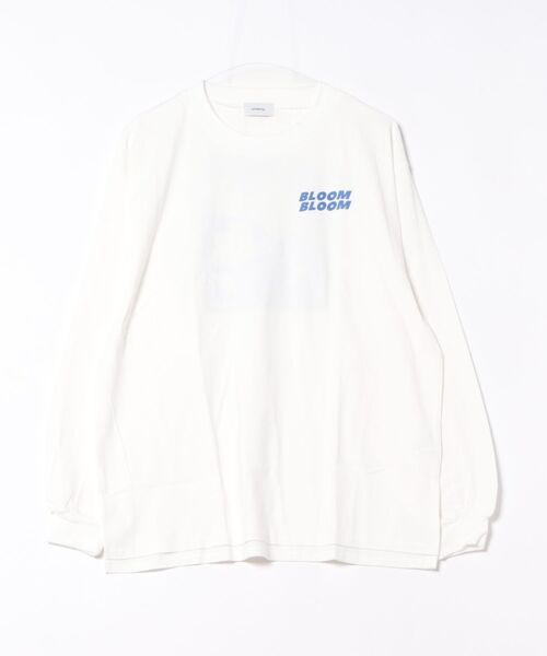 undeny.(アンディニ-)の「アンディニー FLOWERS L/S Tシャツ(Tシャツ/カットソー・レディース・ホワイト/ベージュ系その他/チャコールグレー・F)」の7枚目の写真