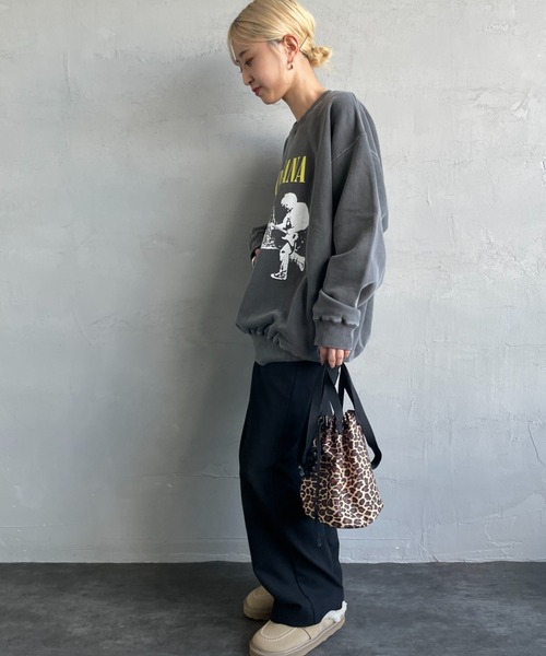 GOOD ROCK SPEED（グッドロックスピード）の「[GOOD ROCK SPEED/グッドロックスピード] 別注 NIRVANA プリントスウェット（スウェット・レディース・チャコールグレー・L/XL/M）」の17枚目の写真