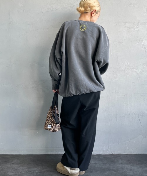 GOOD ROCK SPEED（グッドロックスピード）の「[GOOD ROCK SPEED/グッドロックスピード] 別注 NIRVANA プリントスウェット（スウェット・レディース・チャコールグレー・L/XL/M）」の18枚目の写真