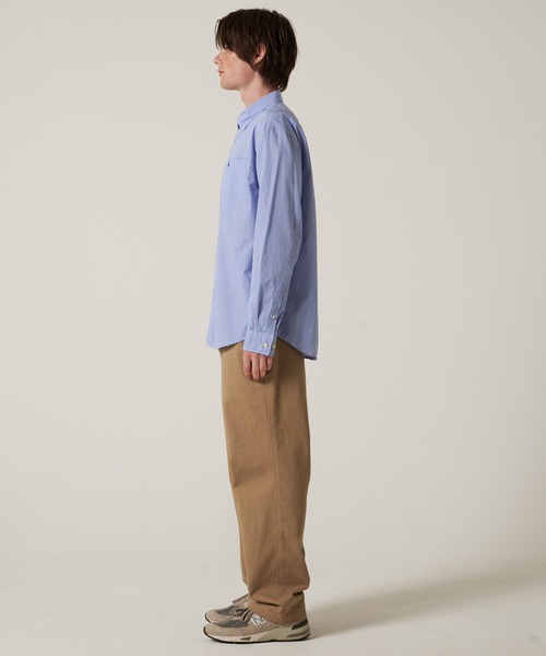 Eddie Bauer（エディーバウアー）の「ブロード チェック 刺繍 シャツ（シャツ/ブラウス・メンズ・ブルー系1/ブルー系2/ピンク/ブラック系1/レッド系1/ブルー系3/ネイビー系1/ブラック系2・S/M/L/XL/XXL）」の12枚目の写真