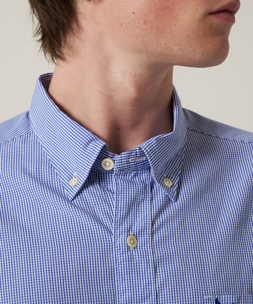 Eddie Bauer（エディーバウアー）の「ブロード チェック 刺繍 シャツ（シャツ/ブラウス・メンズ・ブルー系1/ブルー系2/ピンク/ブラック系1/レッド系1/ブルー系3/ネイビー系1/ブラック系2・S/M/L/XL/XXL）」の18枚目の写真