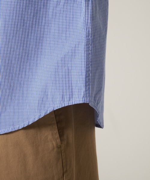 Eddie Bauer（エディーバウアー）の「ブロード チェック 刺繍 シャツ（シャツ/ブラウス・メンズ・ブルー系1/ブルー系2/ピンク/ブラック系1/レッド系1/ブルー系3/ネイビー系1/ブラック系2・S/M/L/XL/XXL）」の21枚目の写真