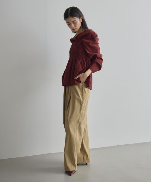 kivi（キヴィ）の「シャーリングギャザーブラウス（シャツ/ブラウス・レディース・ブラック・FREE）」の11枚目の写真