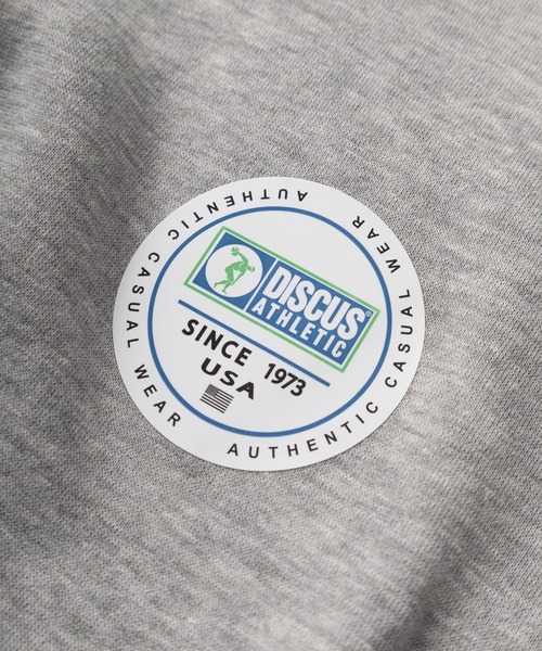 DISCUS（ディスカス）の「【71】【DISCUS/ディスカス】ブランドロゴ ワンポイント 裏ボア プルパーカー（パーカー・メンズ・ブルー/グレー/ネイビー/ブラック/ベージュ/アッシュグレー・M/L/XL）」の8枚目の写真