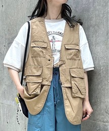 【デッドストック】【希少】70年代Gamehide フィッシングベスト ブラウン デッドストック】【希少】70年代Gamehide フィッシングベスト