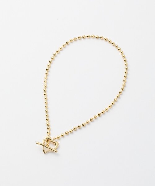 DISCOAT（ディスコート）の「【GOLDY】ハートマンテルネックレス（ネックレス・レディース・ゴールド/シルバー・FREE）」の2枚目の写真