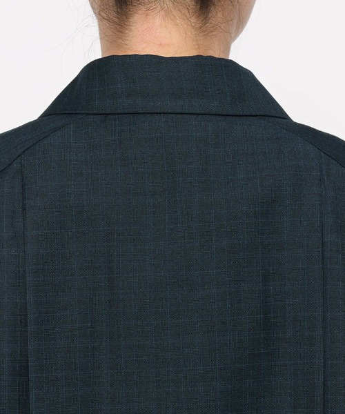 HARE（ハレ）の「2Pメランジショートジャケット＊スカパン(HARE)（セットアップ・レディース・グリーン/グレー・FREE）」の9枚目の写真