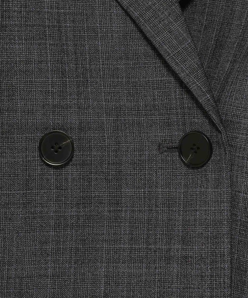 HARE（ハレ）の「2Pメランジショートジャケット＊スカパン(HARE)（セットアップ・レディース・グリーン/グレー・FREE）」の7枚目の写真