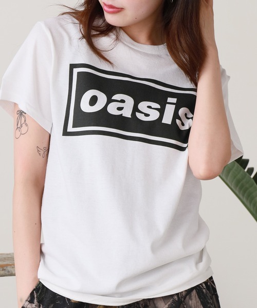 ROOPTOKYO(ループトウキョウ)の「OASIS TEE Tシャツ(Tシャツ/カットソー・メンズ・イエロー/ネイビー/ブラック/ホワイト系/ホワイト・XL/L/M/S)」の2枚目の写真