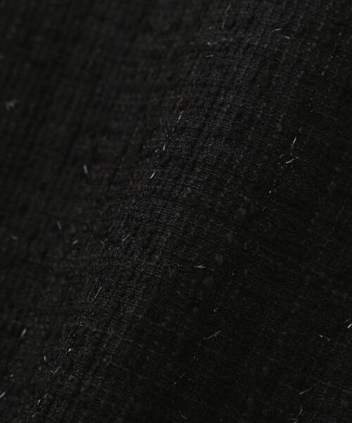 PROPORTION BODY DRESSING（プロポーションボディドレッシング）の「ラメ釦ツイードミニジャンスカ / 1215240913（ワンピース・レディース・ボルドー/ブラック・MEDIUM/SMALL）」の3枚目の写真