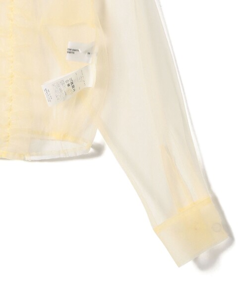 JANESMITH（ジェーンスミス）の「JANE SMITH:チュール フリル シャツ（シャツ/ブラウス・レディース・ブラック/ナチュラル・ONE SIZE）」の5枚目の写真