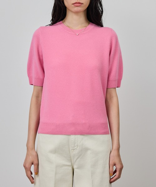 ROPE'（ロペ）の「ウールカシミヤブレンド 5分袖ニットプルオーバー/イージーケア（ニット/セーター・レディース・ブラック/ベージュ系その他/ピンク系その他2・FREE）」の15枚目の写真