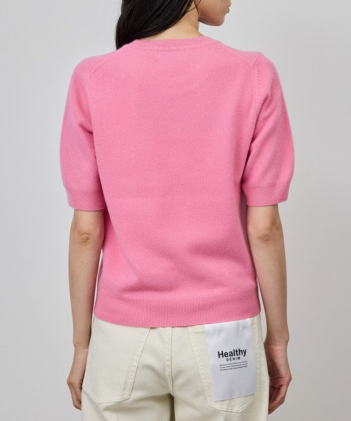 ROPE'（ロペ）の「ウールカシミヤブレンド 5分袖ニットプルオーバー/イージーケア（ニット/セーター・レディース・ブラック/ベージュ系その他/ピンク系その他2・FREE）」の17枚目の写真