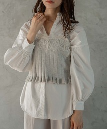 Muffiny（マフィニー）の「レースキャミ(ニットキャミ・ビスチェ）（キャミソール）」