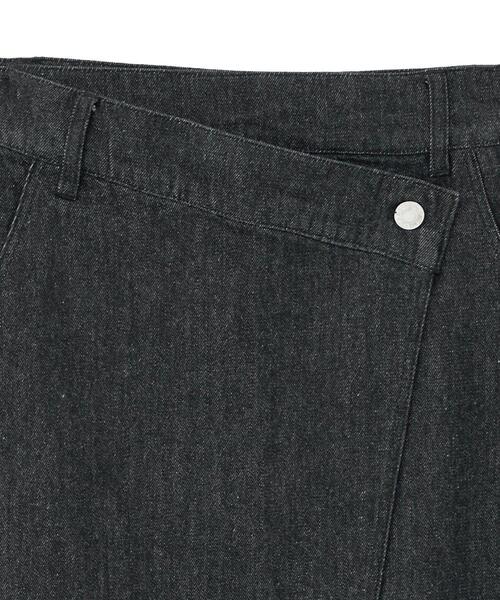 CRAFT STANDARD BOUTIQUE(クラフトスタンダードブティック)の「ラップ風デニムスカート(デニムスカート・レディース・ブラック/アイボリー/インディゴブルー・L/M)」の15枚目の写真