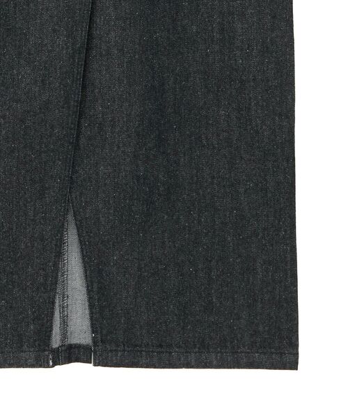 CRAFT STANDARD BOUTIQUE(クラフトスタンダードブティック)の「ラップ風デニムスカート(デニムスカート・レディース・ブラック/アイボリー/インディゴブルー・L/M)」の6枚目の写真