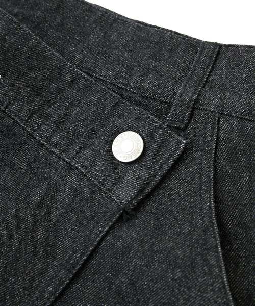 CRAFT STANDARD BOUTIQUE(クラフトスタンダードブティック)の「ラップ風デニムスカート(デニムスカート・レディース・ブラック/アイボリー/インディゴブルー・L/M)」の8枚目の写真