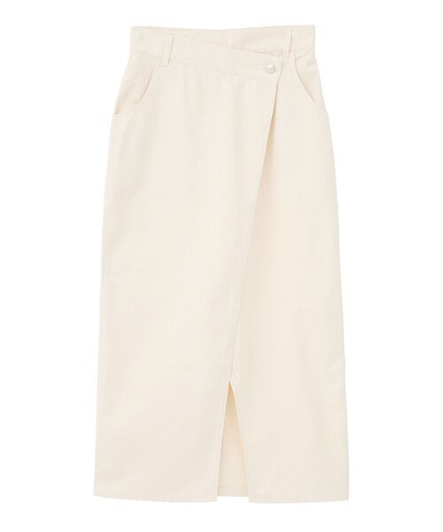 CRAFT STANDARD BOUTIQUE(クラフトスタンダードブティック)の「ラップ風デニムスカート(デニムスカート・レディース・ブラック/アイボリー/インディゴブルー・L/M)」の18枚目の写真