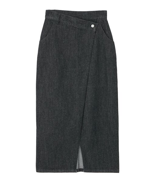 CRAFT STANDARD BOUTIQUE(クラフトスタンダードブティック)の「ラップ風デニムスカート(デニムスカート・レディース・ブラック/アイボリー/インディゴブルー・L/M)」の17枚目の写真