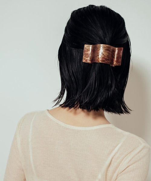 Shelly island(シェリーアイランド)の「ヘアクリップ(バレッタ/ヘアクリップ・レディース・ホワイト/ブラウン/その他・FREE)」の15枚目の写真