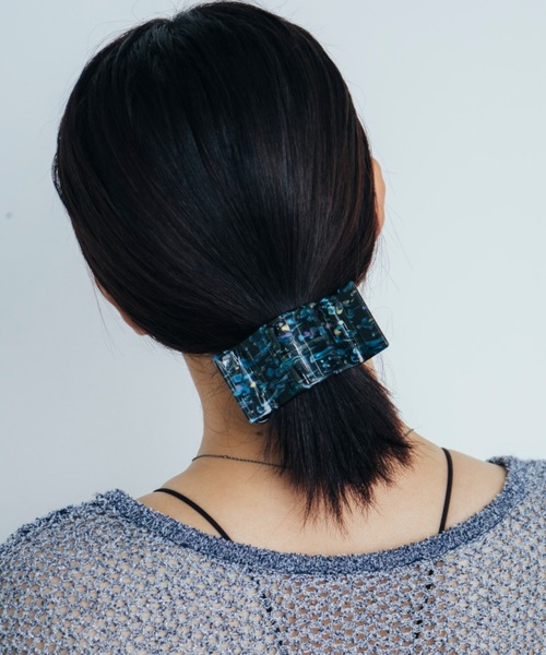 Shelly island(シェリーアイランド)の「ヘアクリップ(バレッタ/ヘアクリップ・レディース・ホワイト/ブラウン/その他・FREE)」の7枚目の写真