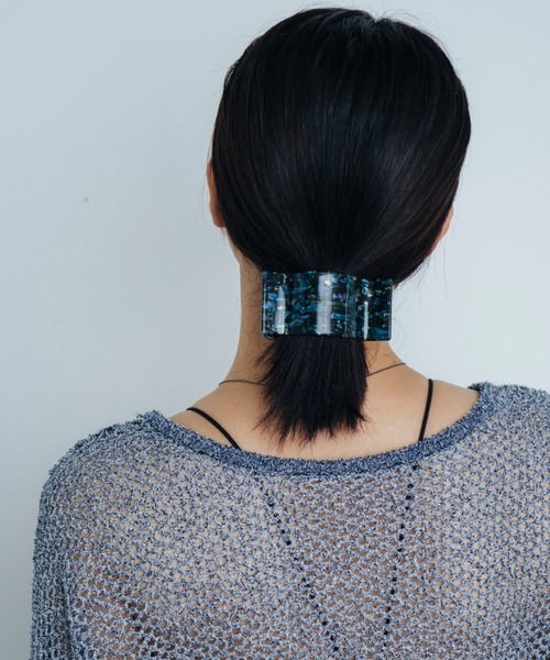 Shelly island(シェリーアイランド)の「ヘアクリップ(バレッタ/ヘアクリップ・レディース・ホワイト/ブラウン/その他・FREE)」の6枚目の写真