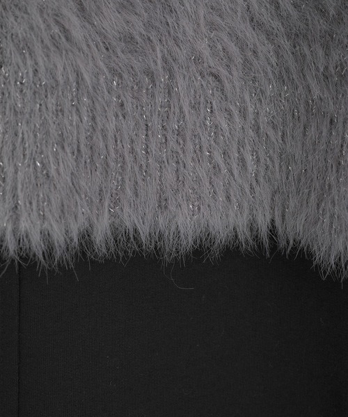 Green Parks(グリーンパークス)の「SET2点ラメフェザーベスト+ミニ裏毛ワンピース(ワンピース・レディース・ベージュ/グレー・FREE)」の21枚目の写真