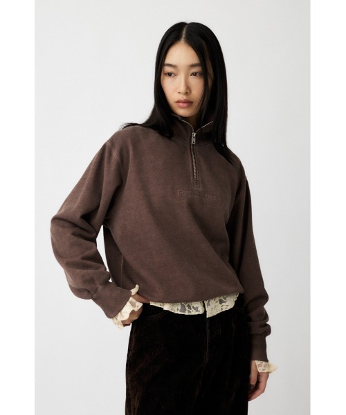 トップス sofi FADE HALF ZIP TOP（スウェット）｜MOUSSY（マウジー）のファッション