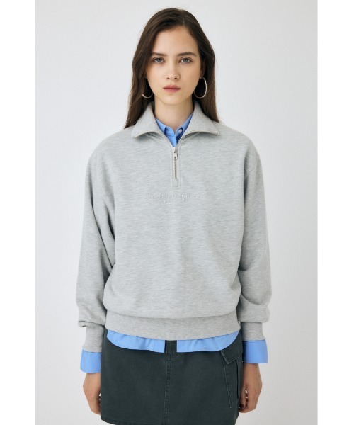 MOUSSY（マウジー）の「FADE HALF ZIP TOP（スウェット）」 - WEAR