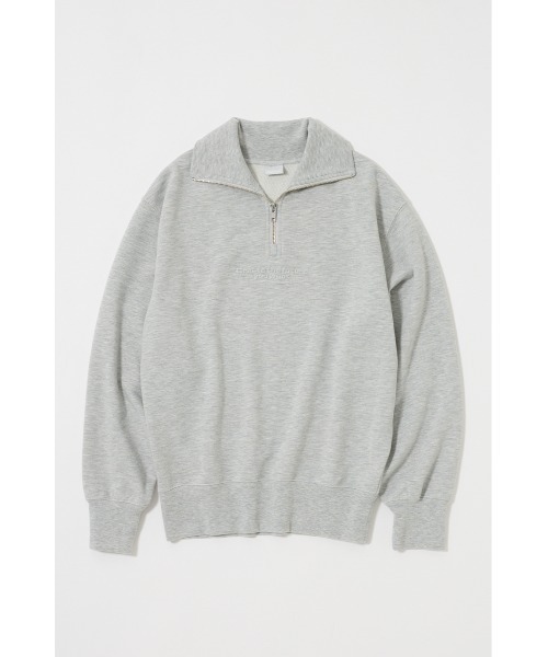 MOUSSY(マウジー)の「FADE HALF ZIP TOP(スウェット・レディース・ブラウン/杢グレー/ライトブラック・FREE)」の21枚目の写真