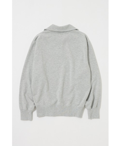 MOUSSY(マウジー)の「FADE HALF ZIP TOP(スウェット・レディース・ブラウン/杢グレー/ライトブラック・FREE)」の22枚目の写真