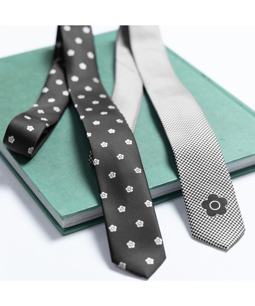 MARY QUANT（マリークワント）の「チェッカーフラッグ ネクタイ（付け襟・レディース・ブラック×ホワイト・FREE）」の7枚目の写真