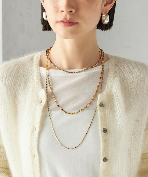 SHIPS（シップス）の「in mood:マルチ リンク チェーン ネックレス（ネックレス・レディース・ゴールド・ONE SIZE）」の5枚目の写真