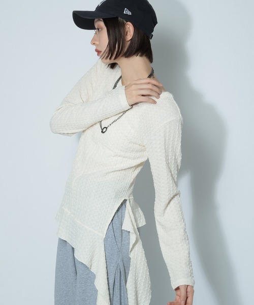 セール】2WAYイレヘムプレートプルオーバー（Tシャツ/カットソー