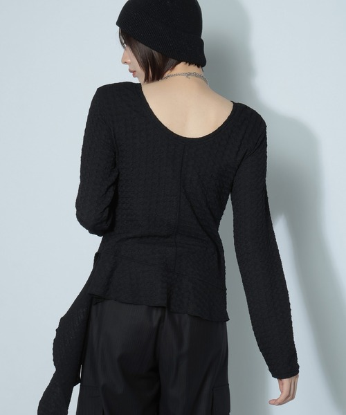 PAGEBOY（ページボーイ）の「2WAYイレヘムプレートプルオーバー（Tシャツ/カットソー・レディース・ブラック/オフホワイト/ブルー系その他・FREE）」の9枚目の写真