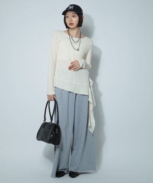 PAGEBOY（ページボーイ）の「2WAYイレヘムプレートプルオーバー（Tシャツ/カットソー・レディース・ブラック/オフホワイト/ブルー系その他・FREE）」の13枚目の写真