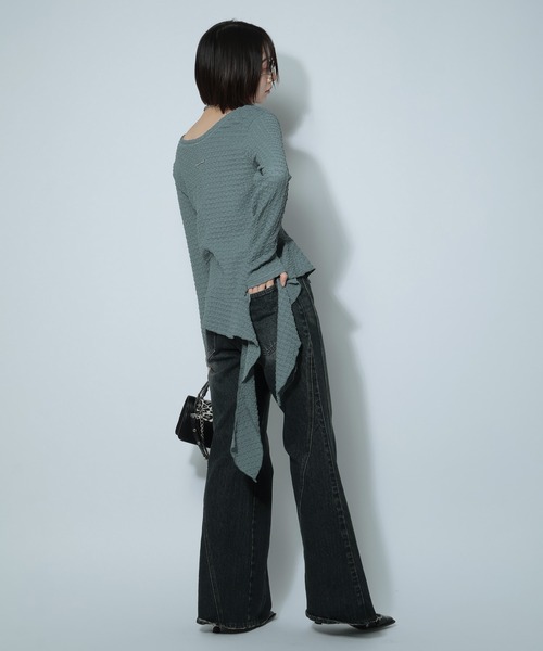 PAGEBOY（ページボーイ）の「2WAYイレヘムプレートプルオーバー（Tシャツ/カットソー・レディース・ブラック/オフホワイト/ブルー系その他・FREE）」の21枚目の写真