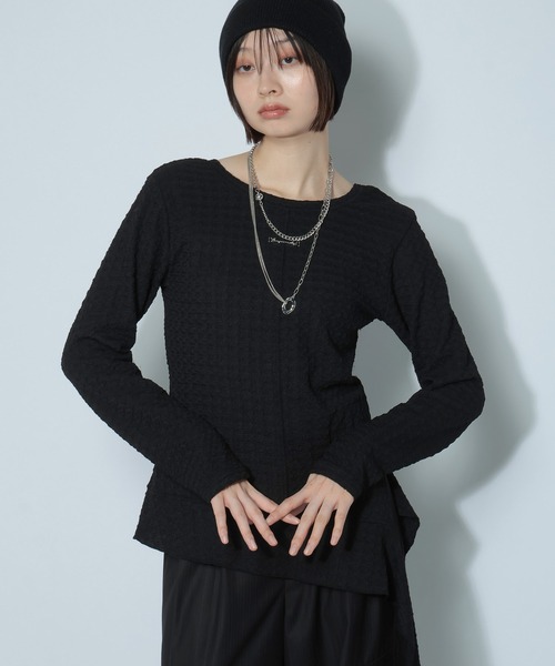 『TTページ』 2WAYイレヘムプレートプルオーバー（Tシャツ/カットソー