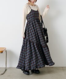 w closet | アソートティアードキャミワンピース(ワンピース)