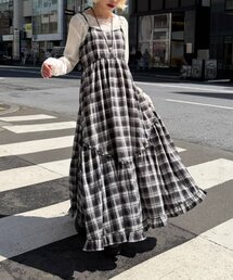 w closet | アソートティアードキャミワンピース(ワンピース)