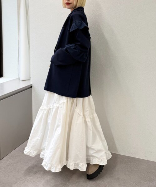 w closet(ダブルクローゼット)の「アソートティアードキャミワンピース(ワンピース・レディース・ブラック/アイボリー/レッド/ネイビー/ブラウン/レッド系その他/ブルー/カーキ/ブラウン系その他/オフホワイト/ブラック系その他/ブラック系その他2/レッド系その他2・FREE)」の19枚目の写真