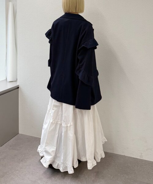 w closet(ダブルクローゼット)の「アソートティアードキャミワンピース(ワンピース・レディース・ブラック/アイボリー/レッド/ネイビー/ブラウン/レッド系その他/ブルー/カーキ/ブラウン系その他/オフホワイト/ブラック系その他/ブラック系その他2/レッド系その他2・FREE)」の20枚目の写真