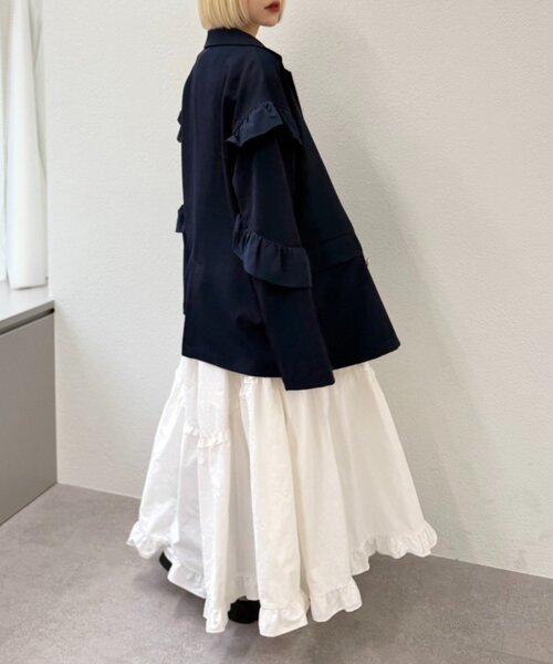 w closet(ダブルクローゼット)の「アソートティアードキャミワンピース(ワンピース・レディース・ブラック/アイボリー/レッド/ネイビー/ブラウン/レッド系その他/ブルー/カーキ/ブラウン系その他/オフホワイト/ブラック系その他/ブラック系その他2/レッド系その他2・FREE)」の21枚目の写真