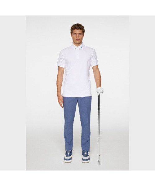 J.LINDEBERG（ジェイリンドバーグ）の「【J.LINDEBERG/GOLF】バックブリッジシーズン柄ポロ（ポロシャツ・メンズ・ブラック/ネイビー/ホワイト・46/44）」の6枚目の写真